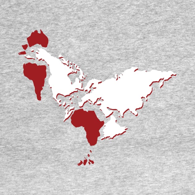 Rooster Earth Is Flat T Shirt by TeeNugs by Teenugs